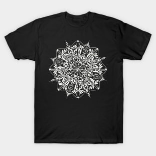 Mandala 1 - White T-Shirt